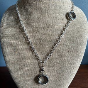 Origami Owl® Silver Over-the-Heart-Chain 30" to 18" - NWT